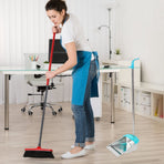 Standing Dustpan Dustpan Silver Thickened Design For Home Cleaning 1Pack