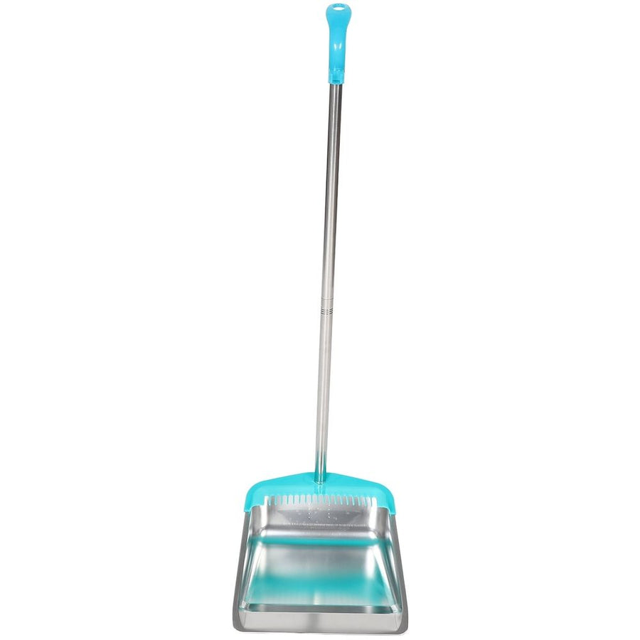Standing Dustpan Dustpan Silver Thickened Design For Home Cleaning 1Pack