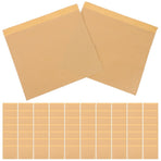 100Pcs Kraft Paper Bread Bags Durable Grease Proof for Homemade Baked Goods