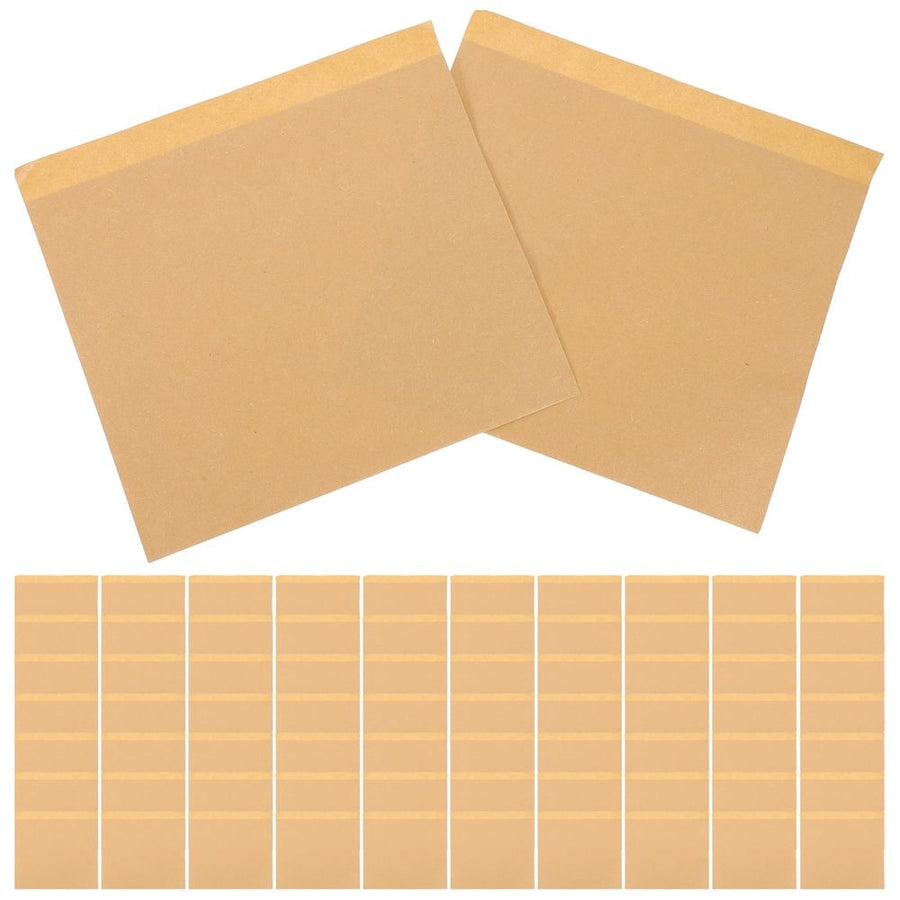 100Pcs Kraft Paper Bread Bags Durable Grease Proof for Homemade Baked Goods