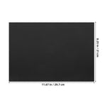 2Pcs Black Aluminum Sheet for Crafting Lightweight Sturdy Plates for Home and Industry Use