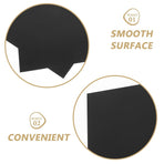 2Pcs Black Aluminum Sheet for Crafting Lightweight Sturdy Plates for Home and Industry Use