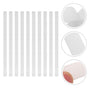 10Pcs Book Binding Glue Strips White Spine Tape for Home Use Strong Material