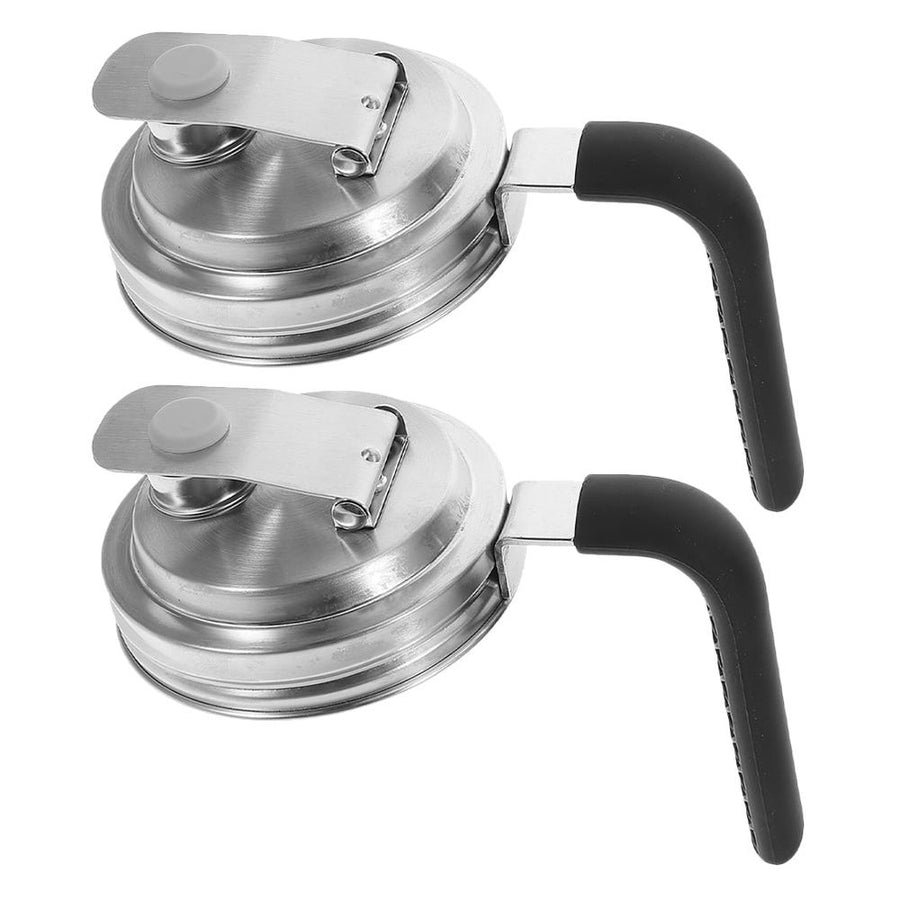 Black Stainless Steel Lids, Perfect for Regular Mouth Jars, Ensures Freshness