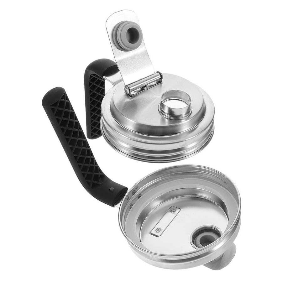Black Stainless Steel Lids, Perfect for Regular Mouth Jars, Ensures Freshness