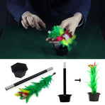 Transformation Close Up Flowerpot Toys Appearing Prop Wand Stage Flower Trick Show