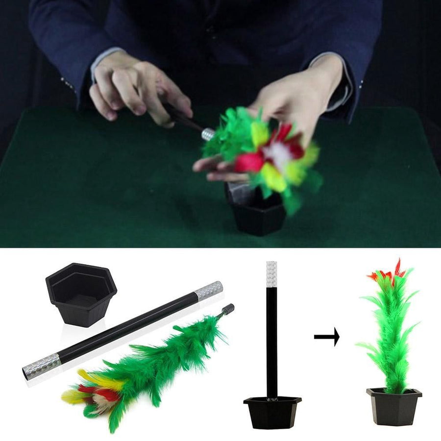 Transformation Close Up Flowerpot Toys Appearing Prop Wand Stage Flower Trick Show