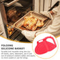 Non-Stick Silicone Turkey Roaster Sling with Handle and Buckle, Oven Cooking Accessory for Easy Roasting