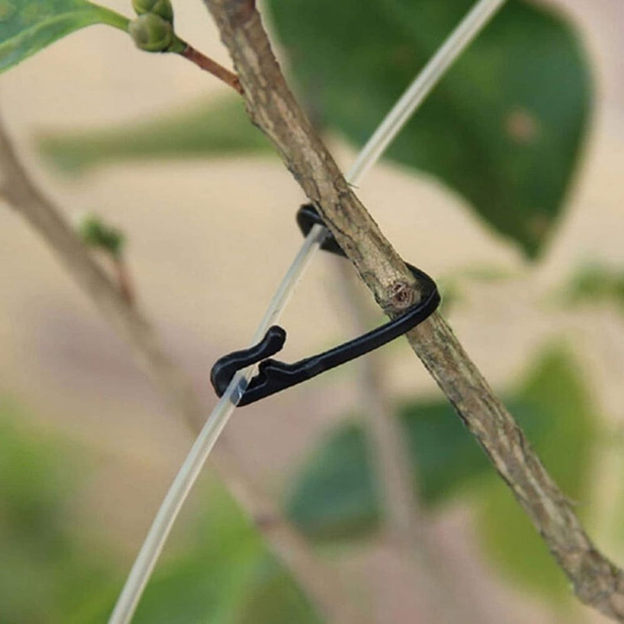 200Pcs Plastic Vine Fixing Clips for Plants Rattan Climbing Trellis Garden Plant Support
