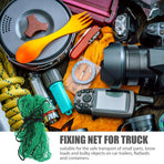 Green Polyethylene Truck Bed Cargo Net Durable All-Weather Protection