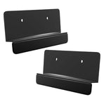 Trash Cabinet Foot Pull 2Pcs Black Carbon Steel For Bathroom Cabinets