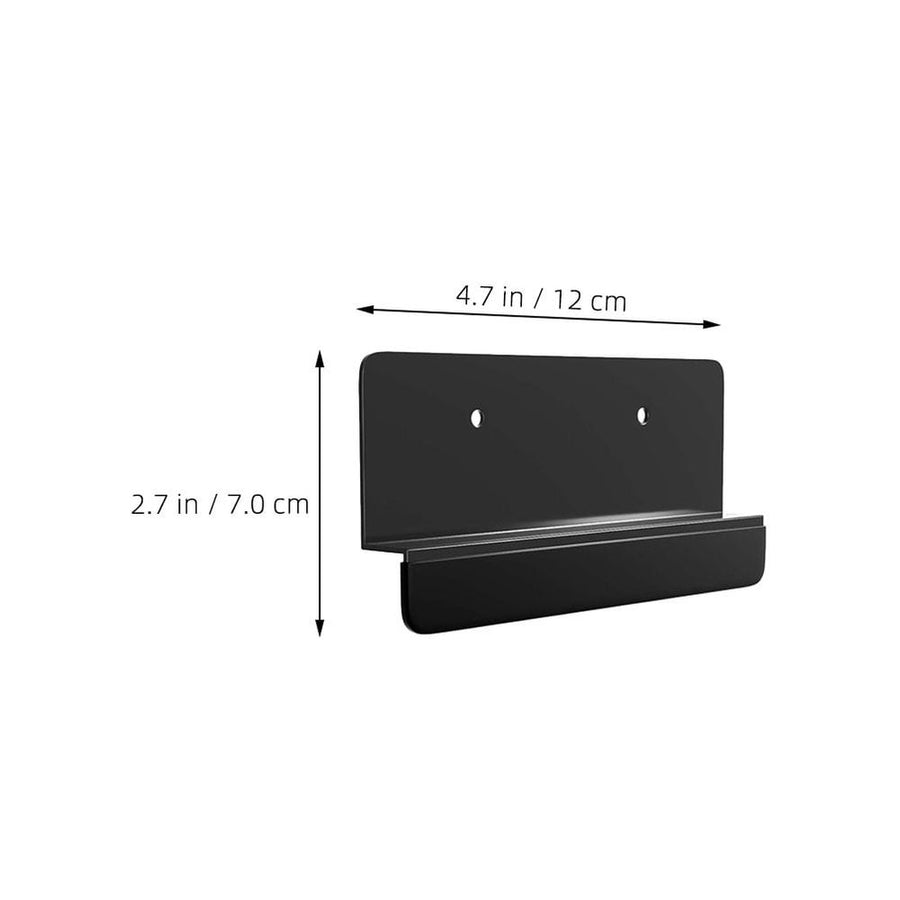 Trash Cabinet Foot Pull 2Pcs Black Carbon Steel For Bathroom Cabinets
