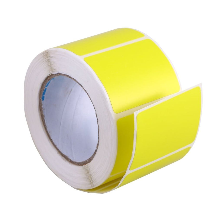 Thermal Printer Labels Yellow Roll Adhesive Shipping Labels