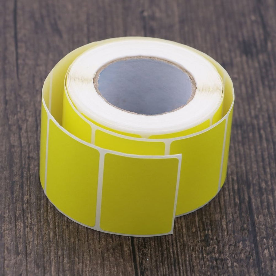 Thermal Printer Labels Yellow Roll Adhesive Shipping Labels