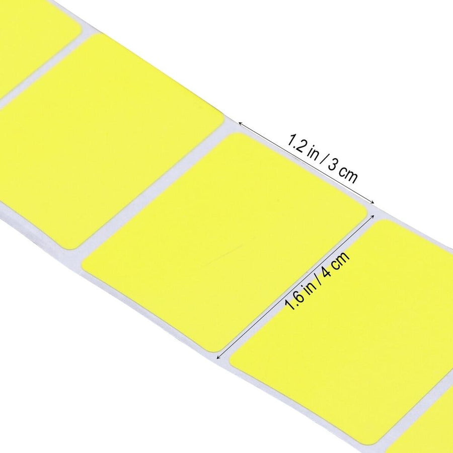 Thermal Printer Labels Yellow Roll Adhesive Shipping Labels