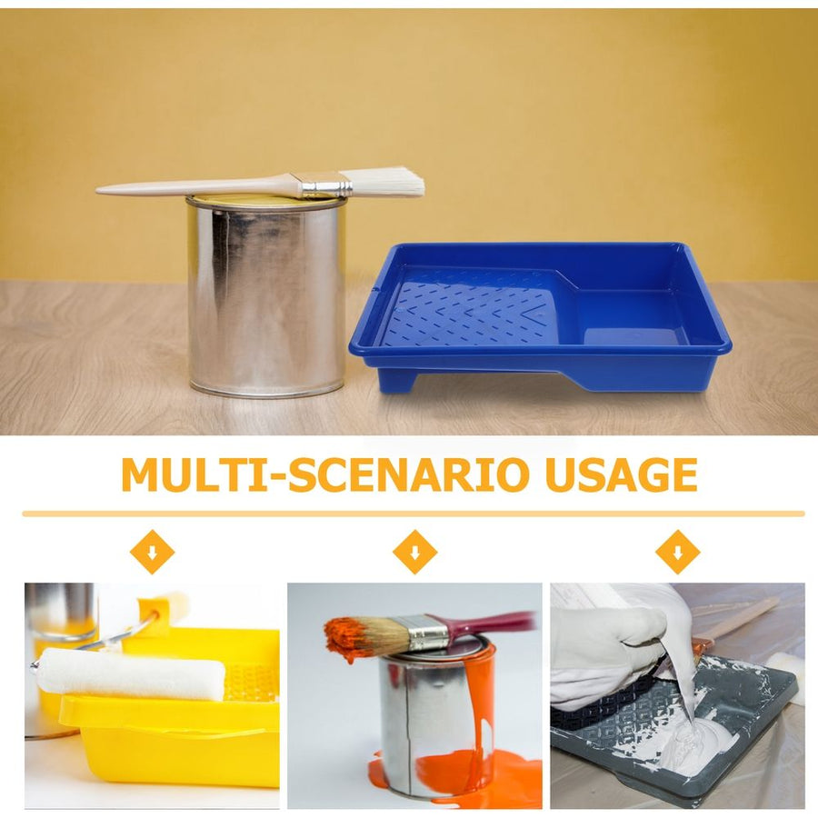 Lightweight Blue Paint Tray for Painting Storage and Tool Organization