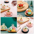 Cake Covers Glass Transparent 1Pack