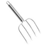 Stainless Steel Barbecue Fork for Grilling and Outdoor Cooking, 1-Pack BBQ Tool