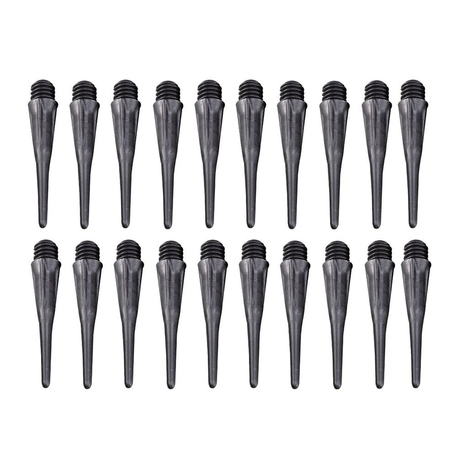 Dart Tips 50Pcs Black Anti-Slip Easy Install Locking Hole Durable