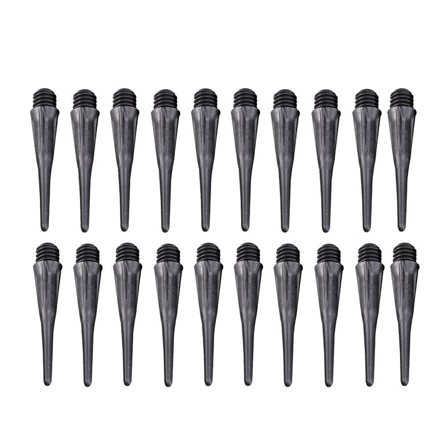 Dart Tips 50Pcs Black Anti-Slip Easy Install Locking Hole Durable