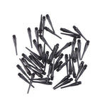 Dart Tips 50Pcs Black Anti-Slip Easy Install Locking Hole Durable