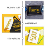 Golden Self-Adhesive Letter Stickers for Mailbox Decoration, Easy to Apply, , and Weather Resistant