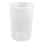 Large Capacity Transparent Measuring Mixing Cup with Handle Suitable for Bakery and Kitchen