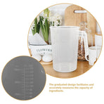 Large Capacity Transparent Measuring Mixing Cup with Handle Suitable for Bakery and Kitchen