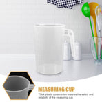 Large Capacity Transparent Measuring Mixing Cup with Handle Suitable for Bakery and Kitchen