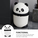 Bathroom Trash Can with Lid Plastic PP Material Multi Color Stylish Design