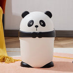 Bathroom Trash Can with Lid Plastic PP Material Multi Color Stylish Design