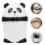 Bathroom Trash Can with Lid Plastic PP Material Multi Color Stylish Design