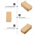 100Pcs Khaki Kraft Paper for Seed Storage and Food Grade Bags