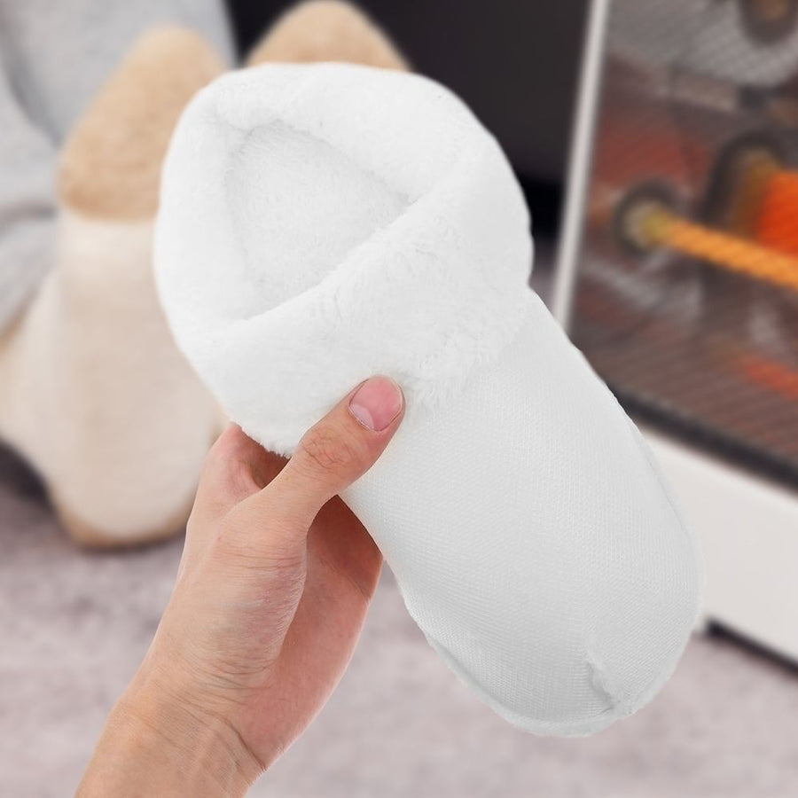 White Plush Winter Insoles for Rain Boots Warm Lining Inserts 1Set