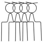 Metal Hose Guide Stakes Black for Holding Durable Material Stable Positioning