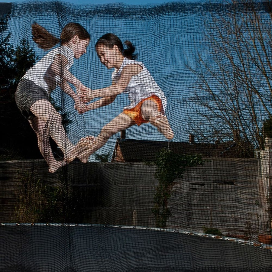 Black Trampoline Safety Netting for Easy Installation and Home , and Secure