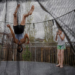 Black Trampoline Safety Netting for Easy Installation and Home , and Secure