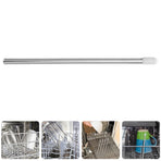 Stainless Steel Dishwasher Insert Draining Sticks, White, 6 Pieces for Installation