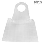 10pcs Disposable Plastic Aprons Polythene Hot Flat Aprons Sale Eco X7N4