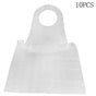 10pcs Disposable Plastic Aprons Polythene Hot Flat Aprons Sale Eco X7N4