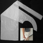 10pcs Disposable Plastic Aprons Polythene Hot Flat Aprons Sale Eco X7N4