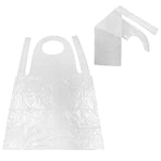 10pcs Disposable Plastic Aprons Polythene Hot Flat Aprons Sale Eco X7N4