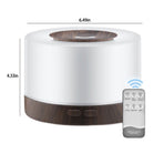 500ml Aromatherapy Oil Diffuser with Remote Control, 5-in-1 Ultrasonic Humidifier, Quiet Operation, 7 LED Light Colors, Timer Settings, Auto Shut-Off, Perfect for Relaxation & Home Use