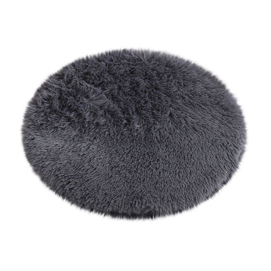Calming Dog Bed Cats Bed,Antislip Cozy Round Mat,Velveteen material Make Pet Ease,Suitable for Small Medium Dogs(15.7Inch Muticolor)