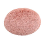 Calming Dog Bed Cats Bed,Antislip Cozy Round Mat,Velveteen material Make Pet Ease,Suitable for Small Medium Dogs(15.7Inch Muticolor)