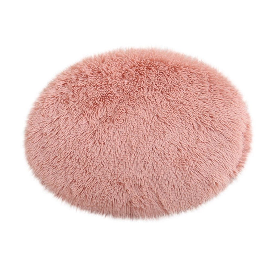 Calming Dog Bed Cats Bed,Antislip Cozy Round Mat,Velveteen material Make Pet Ease,Suitable for Small Medium Dogs(15.7Inch Muticolor)