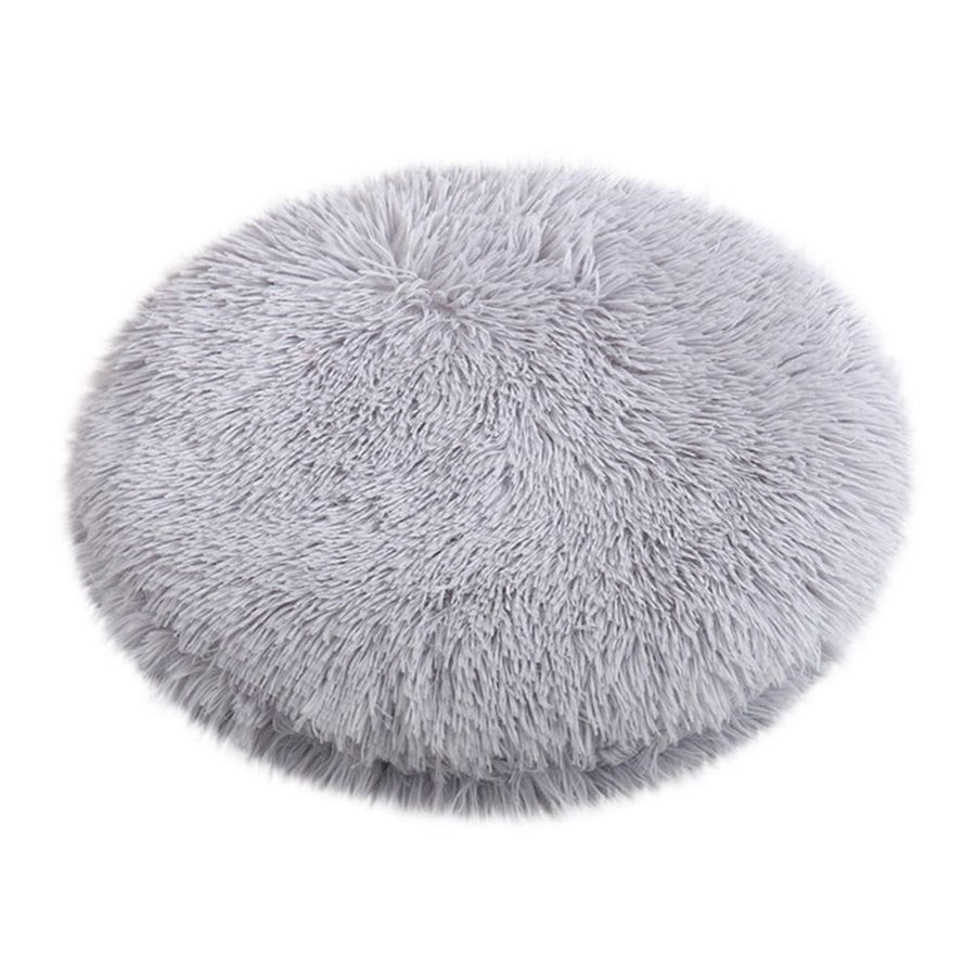 Calming Dog Bed Cats Bed,Antislip Cozy Round Mat,Velveteen material Make Pet Ease,Suitable for Small Medium Dogs(15.7Inch Muticolor)