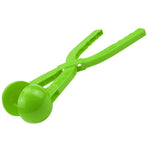 Snowball Maker Tool – 14.2 x 3.9 x 3in Plastic Snowball Clamp with Long Handle for Quick Mold(Blue)