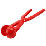 Snowball Maker Tool – 14.2 x 3.9 x 3in Plastic Snowball Clamp with Long Handle for Quick Mold(Blue)