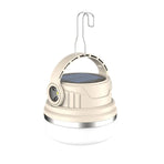 Solar Outdoor Camping Light, Soft Lighting LED Camping Lantern, Portable Light LED Bulb Ultra-Bright Ultra- Rechargeable Emergency Lighting